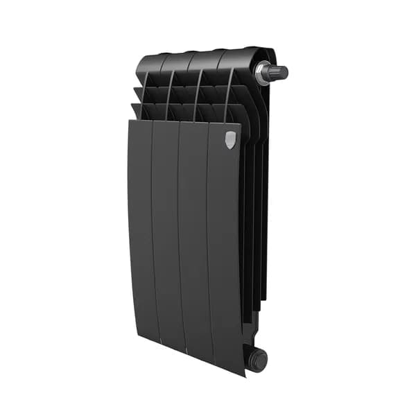 Радиатор биметаллический Royal Thermo BiLiner B 500 Черный- 4 секц.