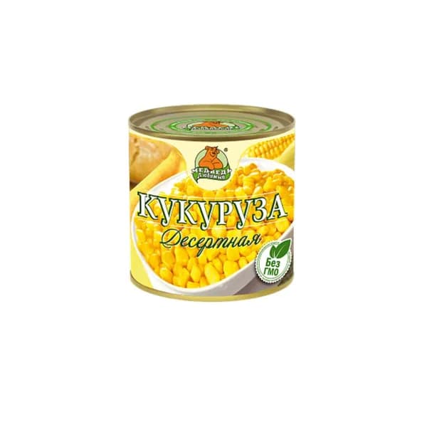 Медведь любимый Кукуруза десертная, 425 мл
