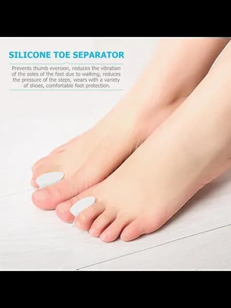 3D силиконовые разделители пальцев для коррекции Hallux (S)