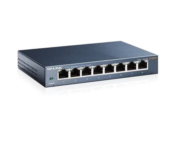 8-портовый гигабитный коммутатор Tp-Link TL-SG108 10/100/1000 Мбит/с