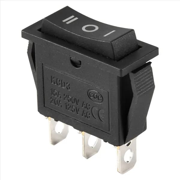 AC15A/250V 20A/125V 3-контактный SPDT -ON 3-позиционный кулисный переключатель