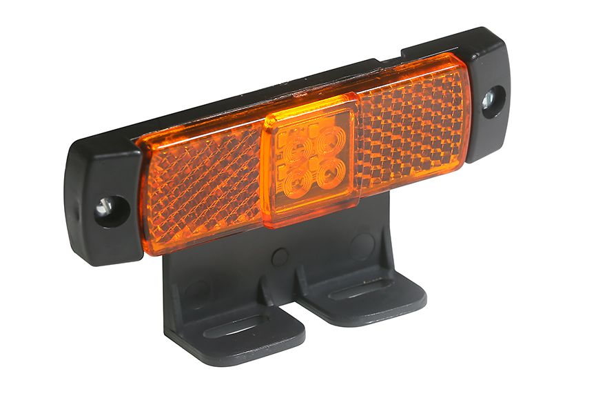 Указатель габарита желтый LED (12/24В) с кронштейном L-115