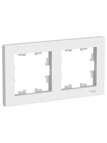 ATLASDESIGN ATN000102 Рамка 2-постовая, белый