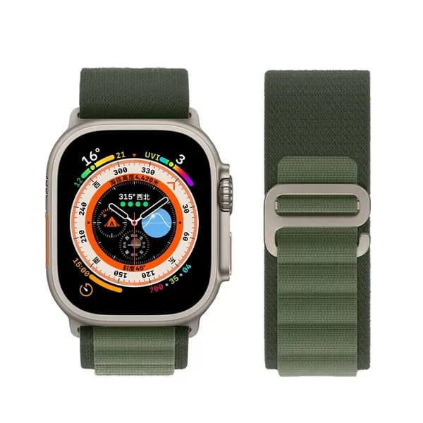 Ремешок Alpine Loop для Apple Watch 49мм 45мм 44мм 42 мм, Нейлоновый ремешок для Iwatch Ultra 2 9 8 SE 6 7