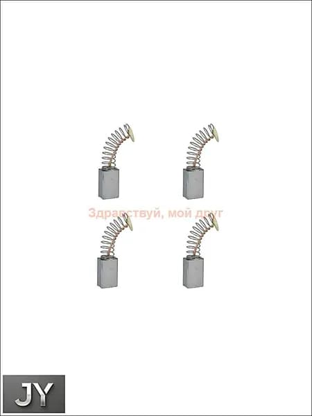 Щетка угольная 7x11x17 4шт для триммера HUTER: GET-1000S (s/n SAF ), GET-1200SL (s/n до SAF140 ), GET-1200SL (s/n с SAF141 )