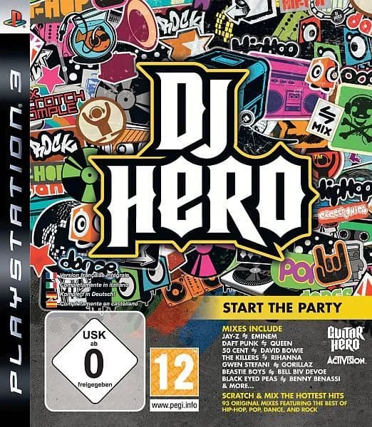 Игра DJ Hero (PlayStation 3, Английская версия)