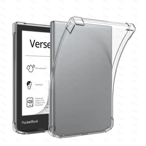 Прозрачный чехол для 6-дюймового карманного справочника 629 Verse/Pocketbook 634 Verse Pro Color e-Reader - Ультратонкий прозрачный силиконовый гибкий мягкий чехол