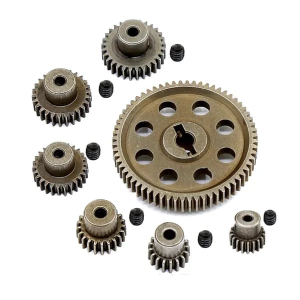 11184 Metal Main Gear 64T моторные шестерни совместим с 1/10 RC Car Amax Exceed 94111 Запчасти