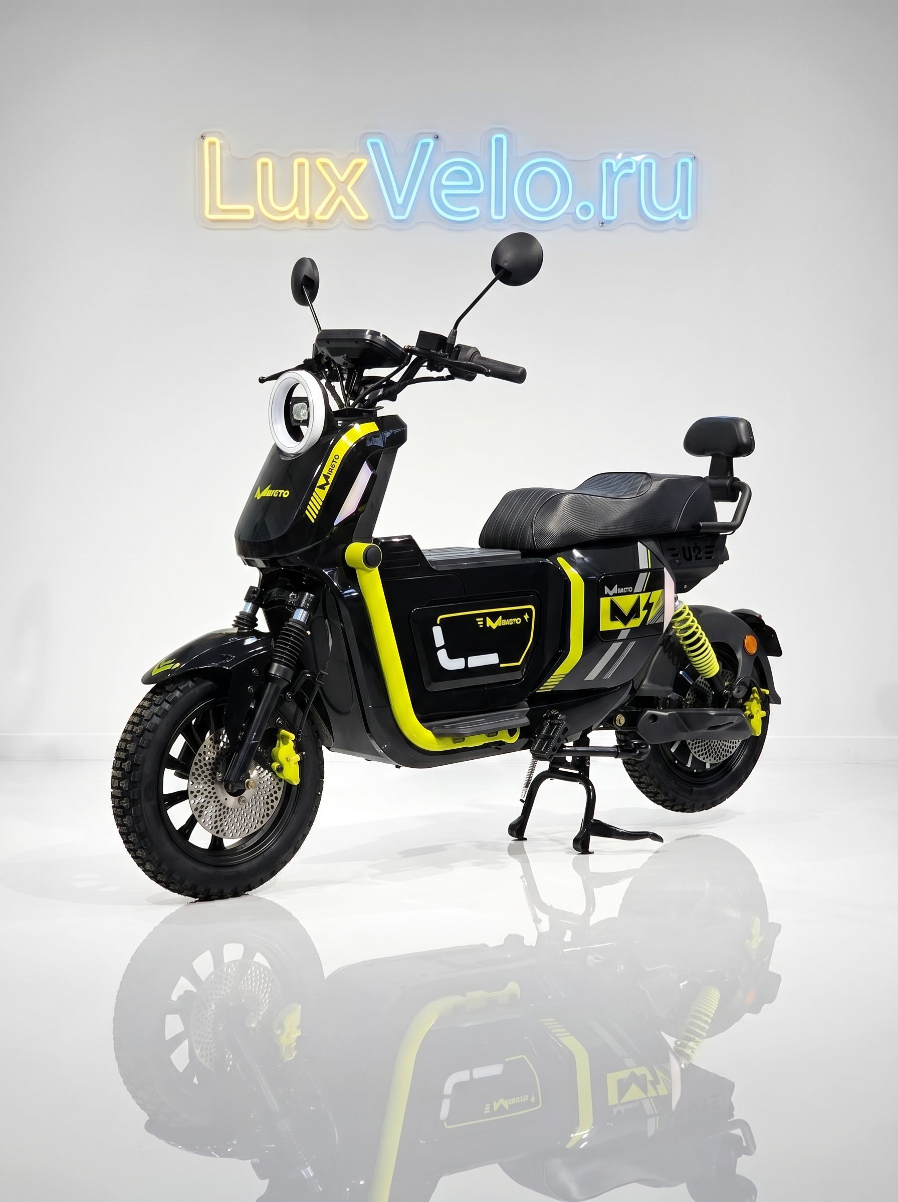 Электроскутер Mingto U2 Pro 2000W (3000W в пике) 60V/33Ah LiFePo4 R12