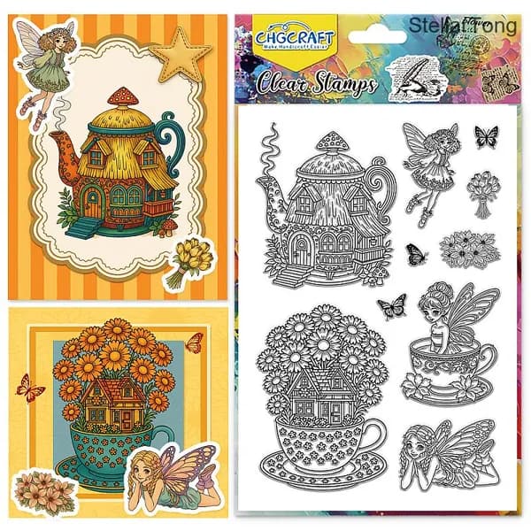 1 шт. Пластиковые прозрачные штампы для декоративных открыток для фотоальбомов в стиле скрапбукинга