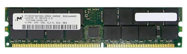 Micron Оперативная память DDR, 333 МГц, 1 x (MT18VDDF6472DG-335G2)