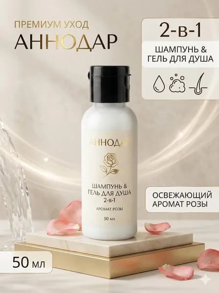 Шампунь для волос, 50 мл