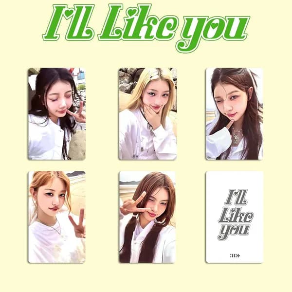 Карточки ILLIT I'LL LIKE YOU альбом карты Коллекционная карточка 54 * 86 мм 5 шт