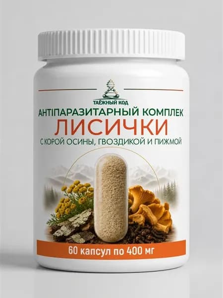 Антипаразитарный комплекс лисички 60 капсул