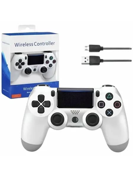 Джойстик (геймпад) беспроводной для PS4 DualShock 4 в коробке с USB-проводом