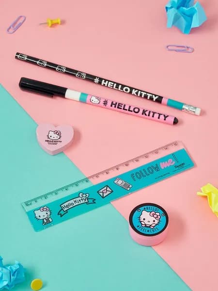 Канцелярский набор для девочек в школу Hello Kitty, Остров Мечты