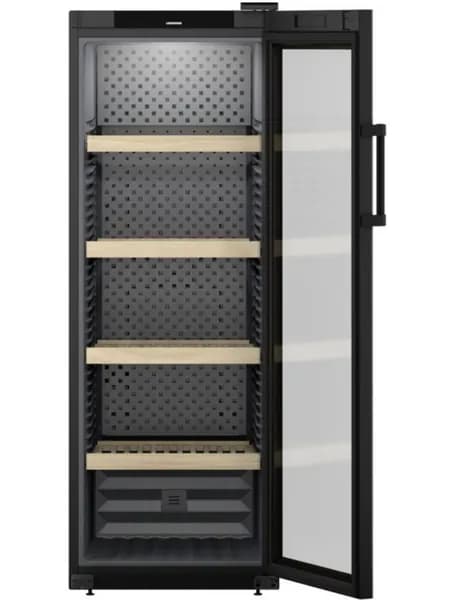 Винный шкаф Liebherr WPbl 5001-20 001, стеклопакет, черный