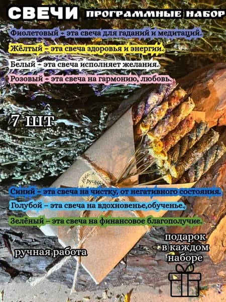 программные свечи