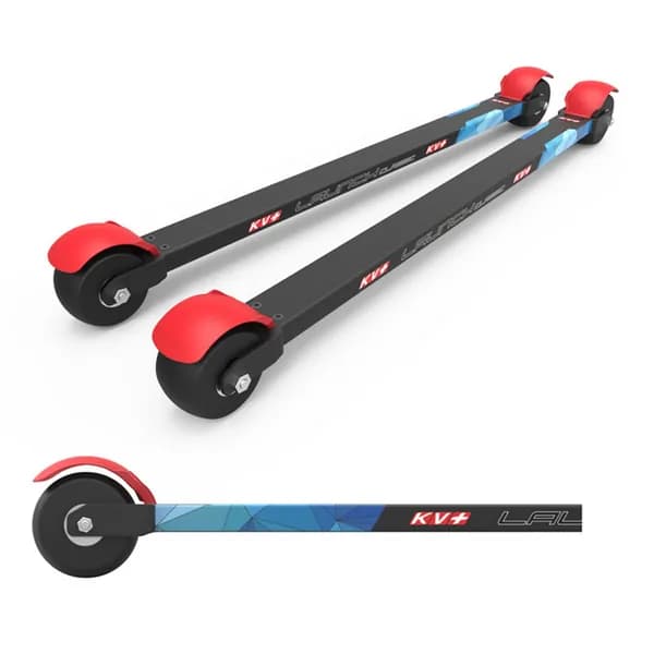 Лыжероллеры для классического хода KV+ Rollerski LAUNCH PRO CL 73см с медленными колесами, 1 пара, 25RS01.S