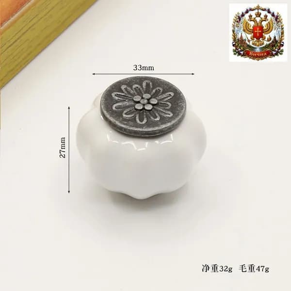 Декор для мебели 2.7х3.3 см, 1 шт.