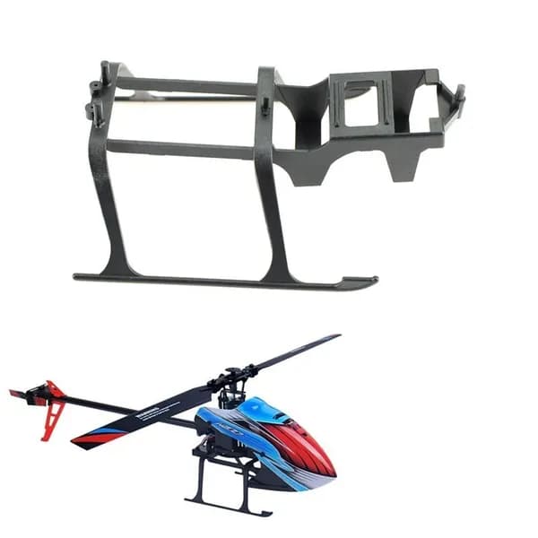 Шасси K200.0001 для радиоуправляемого вертолета Wltoys XK K200 (черное)