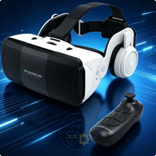 VR-очки 3D для игр и фильмов, с кнопками управления