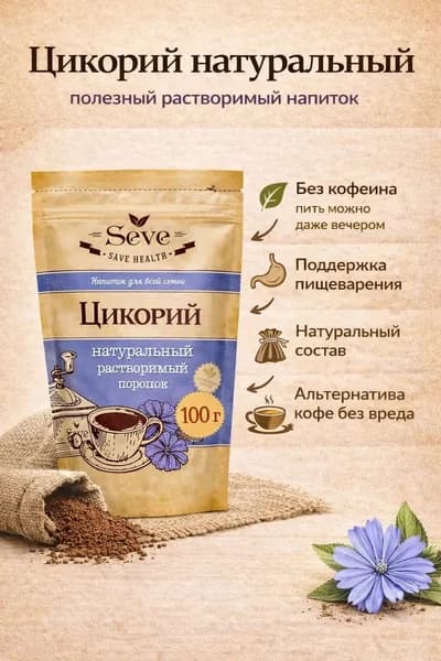 Seve Цикорий 200г. 2шт.