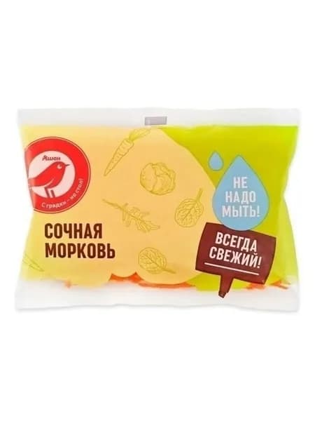 Морковь АШАН Красная птица 200 г