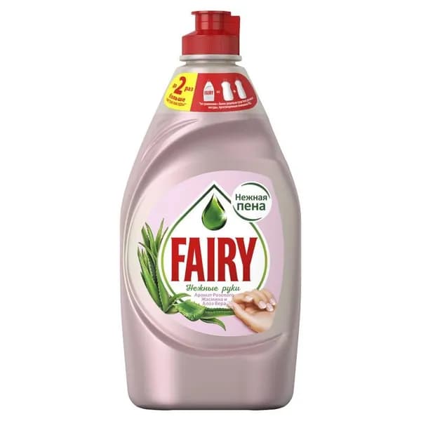 Средство для мытья посуды Fairy Розовый жасмин и Алоэ, 450мл
