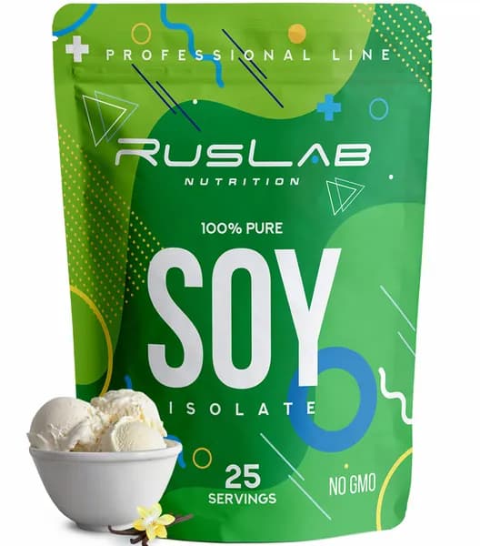 Соевый изолят SOY ISOLATE, (800 гр),вкус ванильное мороженое