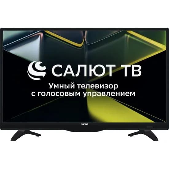 Asano Телевизор 24" HD, черный
