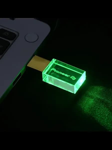 JASTER Кристаллический USB-накопитель 128 ГБ 4 ГБ, Gold With