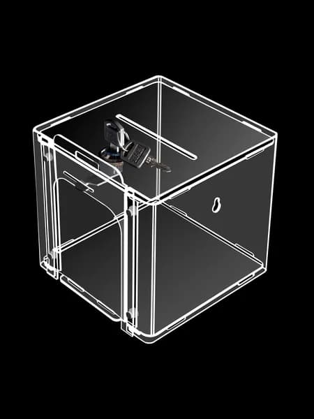 Ящик для пожертвований, 200х200х200 мм, STUFF