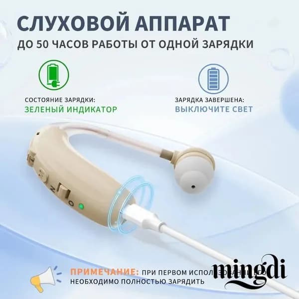 1 усилитель звука для слуховых аппаратов пожилых людей с функцией шумоподавления