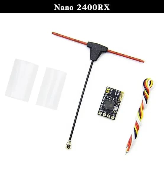 НОВЫЙ приемник 2,4 G Nano 2400 RX с антенной типа T поддерживает обновление Wi-Fi, для проходящих частей