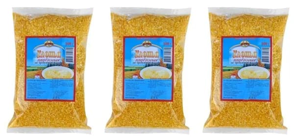 Златич Хлопья пшенные, не требующие варки, 500 г, 3 шт