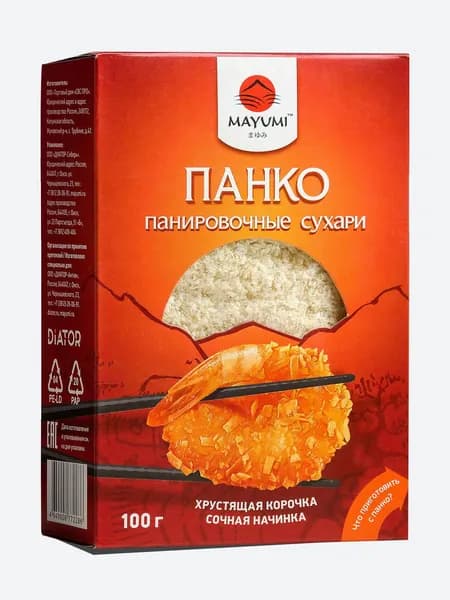 Панировочные сухари Mayumi Панко, 100 г