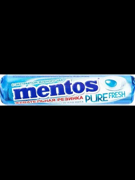 Жевательная резинка MENTOS Pure fresh со вкусом мяты, 15,5г