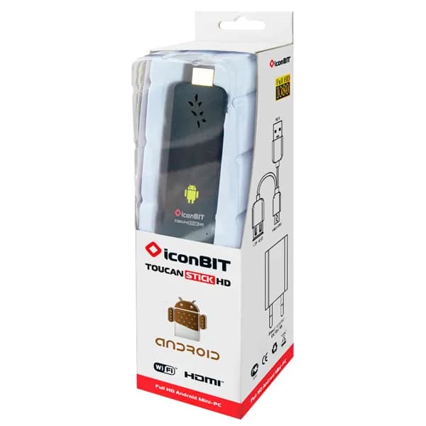 Медиаплеер IconBit Toucan Stick HD Android/USB host/HDMI 1.4