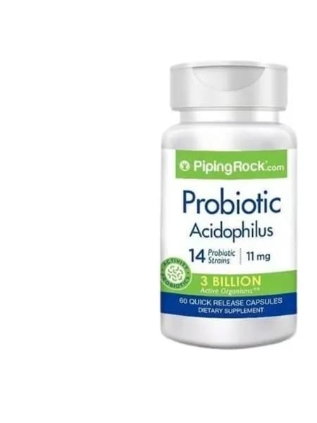 Pipng Rock Пробиотические капсулы американского производства, 11 миллиграммов,60 капсул