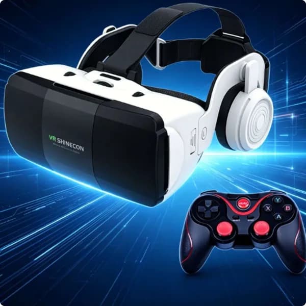 VR-очки 3D для игр и фильмов, с кнопками управления