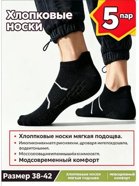Носки мужские, 5 пар