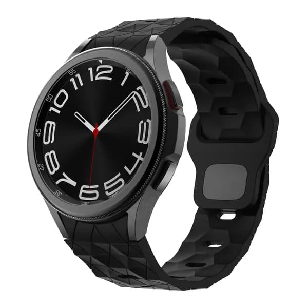 20 мм ремешок для Samsung Galaxy Watch 7 6 5 4 40 мм 44 мм, футбольный текстурный спортивный ремешок для Samsung Watch 6Classic 43 мм 47 мм