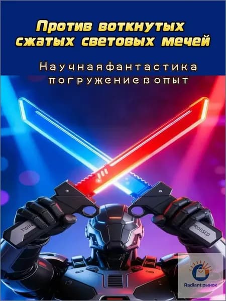 Светящаяся сабля с подсветкой, набор световых мечей для детей, светящаяся игрушка
