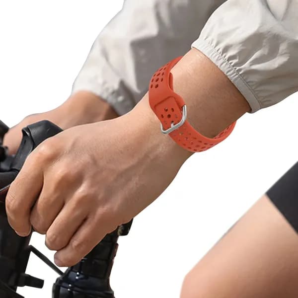 Силиконовый ремешок для часов Amazfit Bip Max и BiP6, 22 мм, красный, с быстросъемным креплением