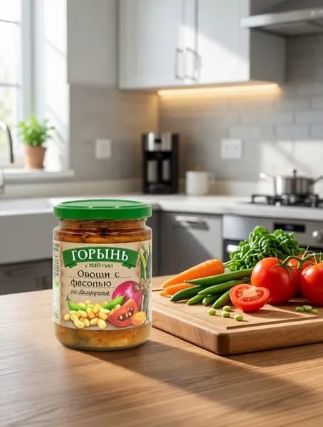 Овощи с фасолью по-белорусски, Горынь Беларусь, 430 г