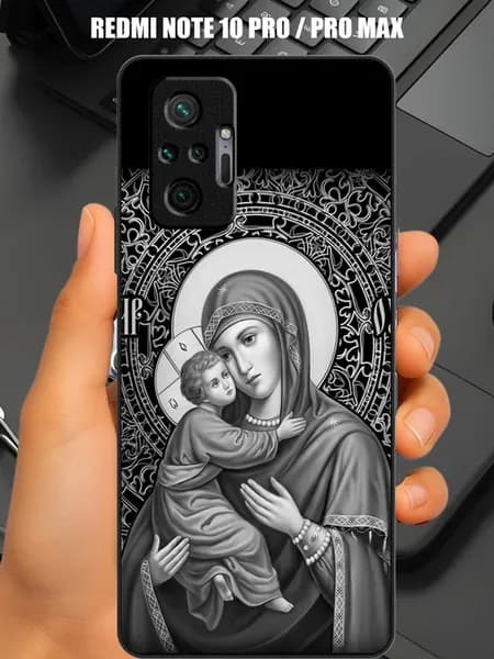 Чехол на redmi note 10 pro pro max с принтом икона