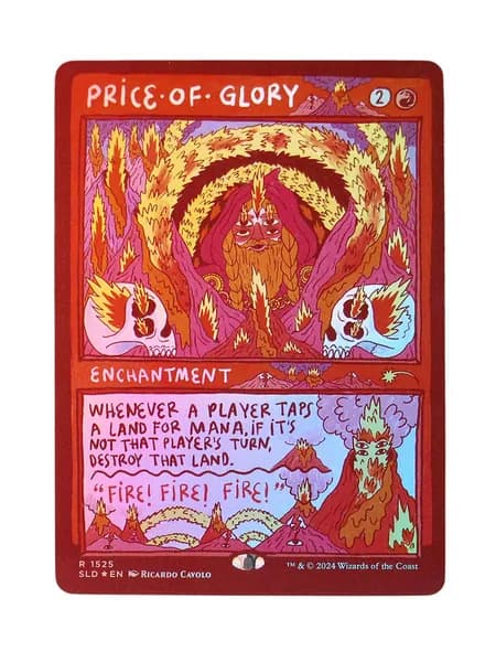 Фольгированная (Foil) прокси-карта TCG/MTG Proxy: Price of Glory #1525