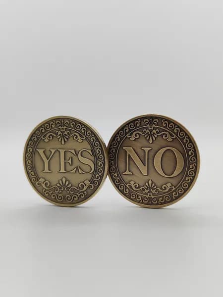 Монета для принятия решений-yes or no