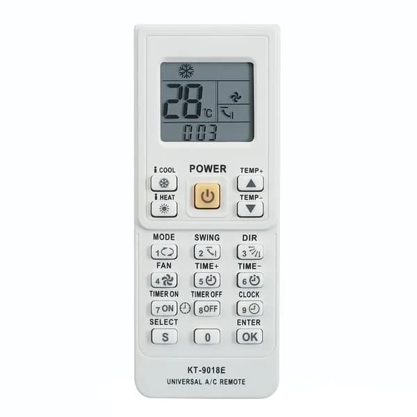Кондиционер универсальный пульт дистанционного управления для Toshiba Panasonic Sanyo Nec Fujitsu LG Aux KT-9018E